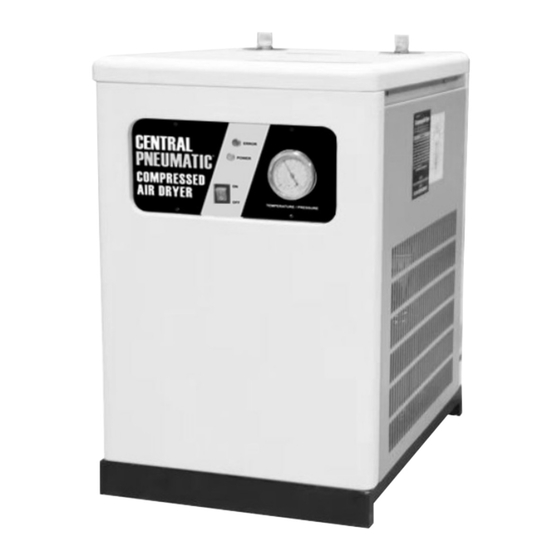 Central Pneumatic 40211 Owner's Manual & Safety Instructions