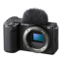 Sony ZV-E10 II Startup Manual