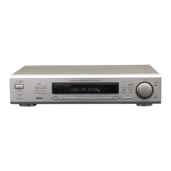 Akai AT-1200 Service Manual