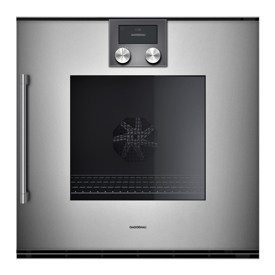 Gaggenau BO 250/251 Instruction Manual