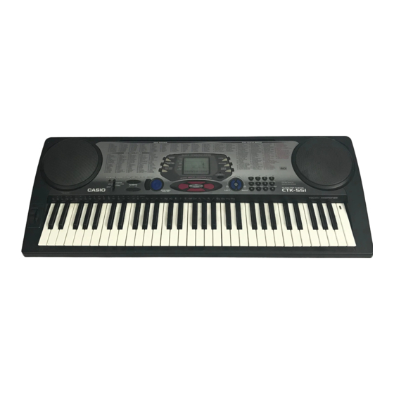 Casio CTK-558 User Manual