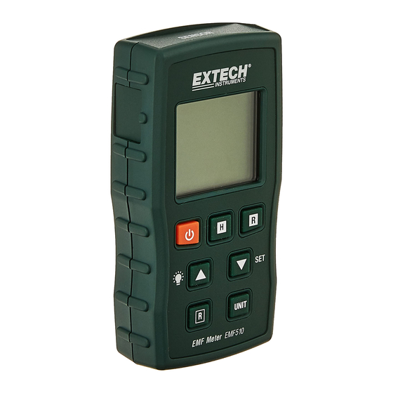 Extech Instruments EMF510 User Manual