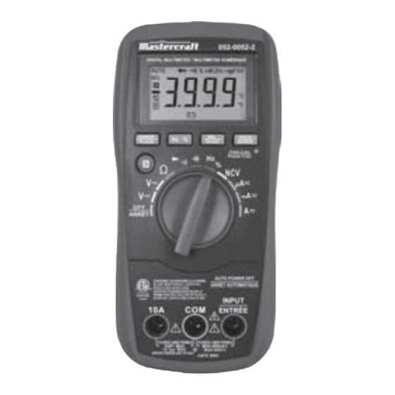 MasterCraft 052-0052-2 Instruction Manual