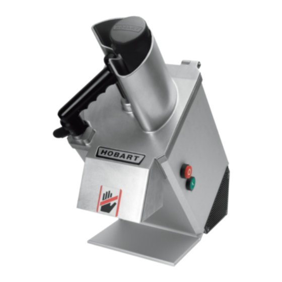 Hobart VPU 100 Installation And Operating Instructions Manual