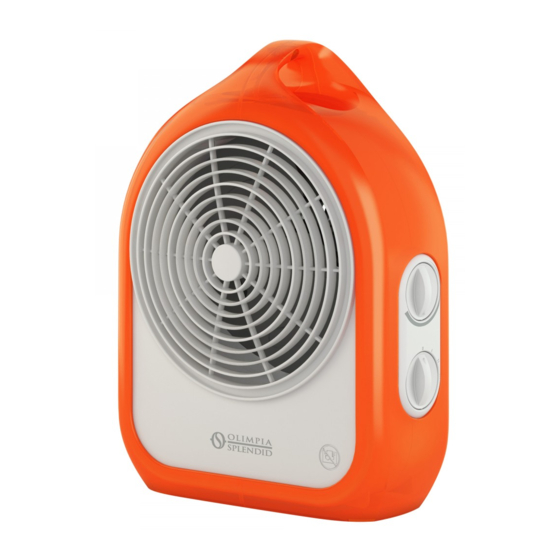 Olimpia splendid FLUO Instructions For Installation, Use And Maintenance Manual