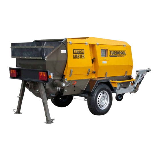 Turbosol Beton Master Operation And Maintenance Manual
