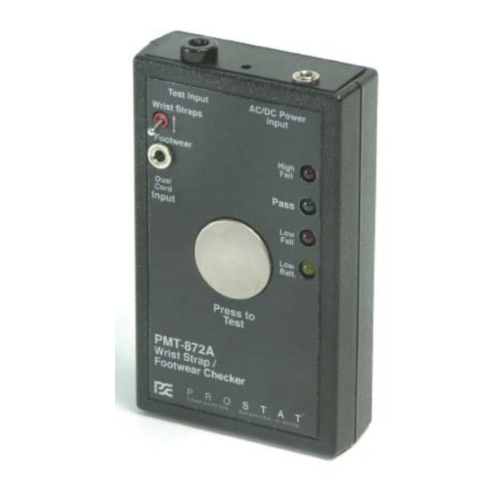 Prostat PMT-872A User Manual