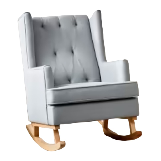 anko NURSERY ROCKING CHAIR Assembly Instructions