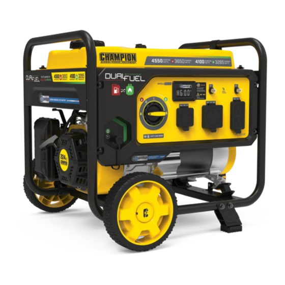 Champion 201280 Quick Start Manual