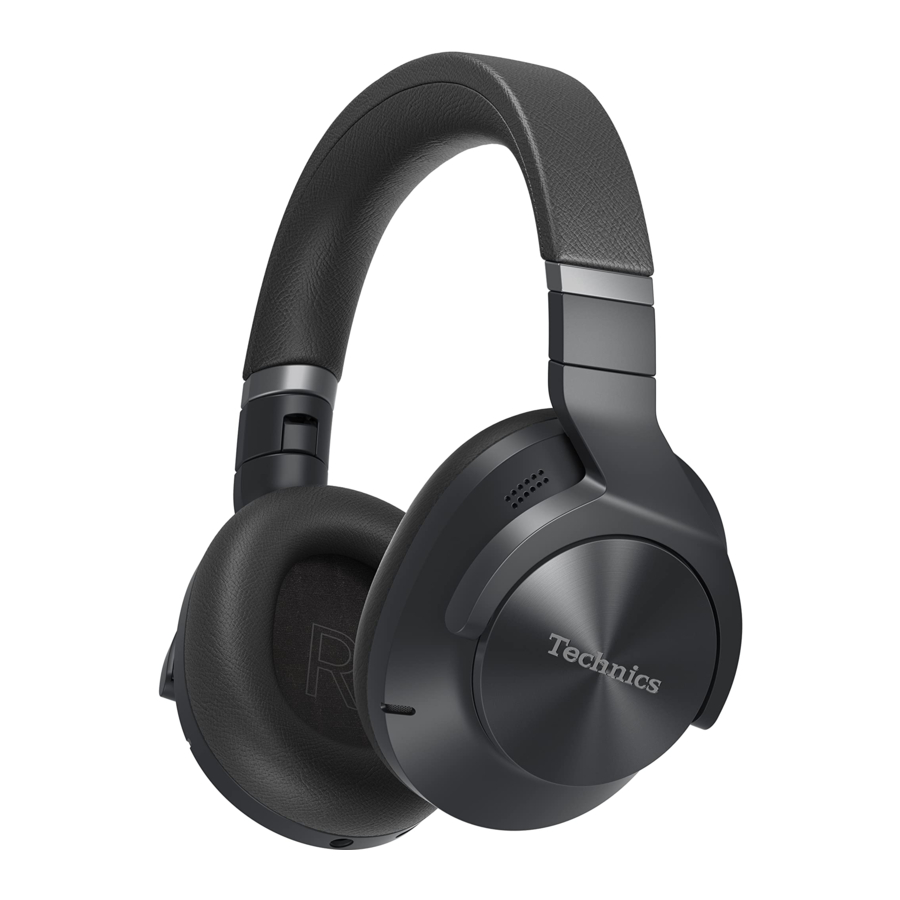 Technics EAH-A800 - Digital Wireless Stereo Headphones Manual