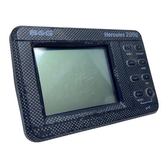 B&G Hercules 2000 User Manual