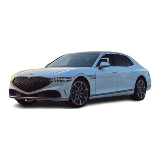 Genesis G90 2025 Quick Reference Manual