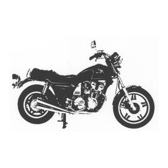 Honda 1980 CB900F Shop Manual