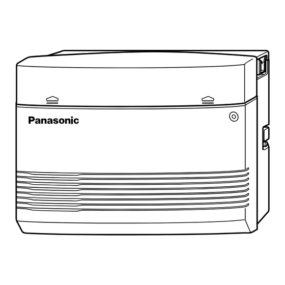 Panasonic kx-ta6246 Operating Instructions Manual