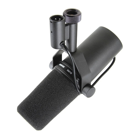 Shure SM7 User Manual