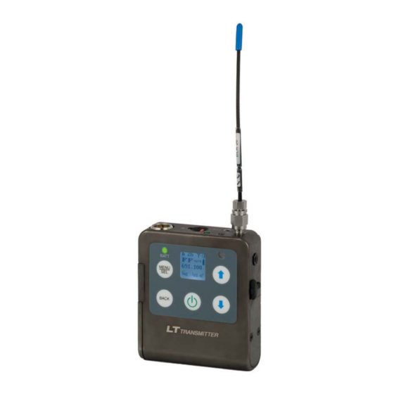 Lectrosonics LT Instruction Manual