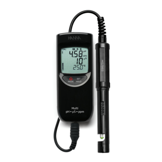 Hanna Instruments HI991300 Instruction Manual