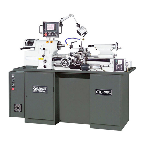 CYCLEMATIC CTL-618e Operation Manual