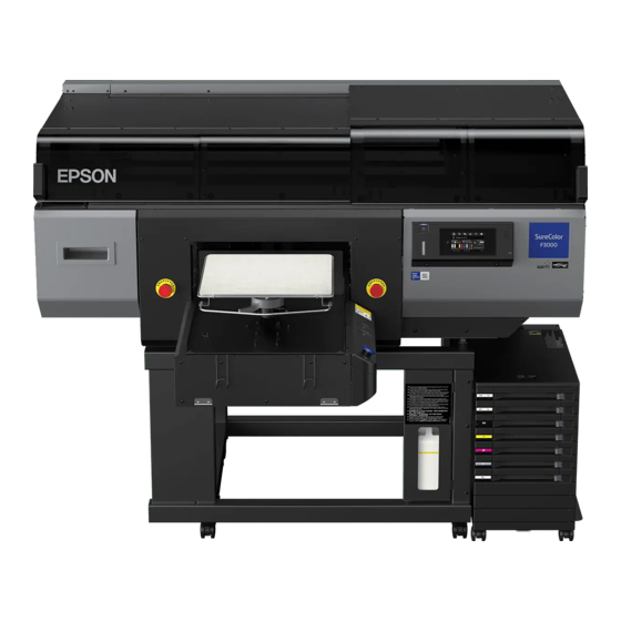 Epson SC-F3000 Series DTG Printer Manuals