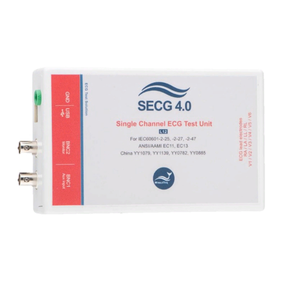 WHALETEQ SECG 4.0 User Manual