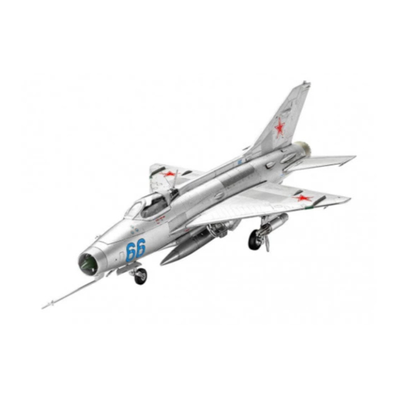 REVELL MiG-21 M Fishbed Assembly Instructions Manual