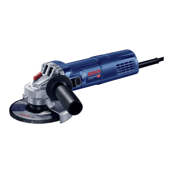 Bosch Professional GWS 9-115 Instructions Manual