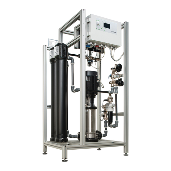 User Manuals: Grunbeck GENO-OSMO-X Osmosis System
