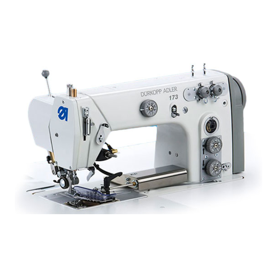DURKOPP ADLER 171 Operating Manual