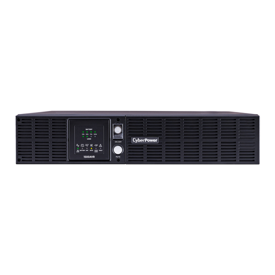 CyberPower CPS1500AVR User Manual