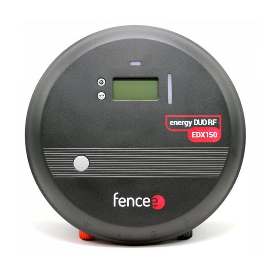 Fencee Energy DUO RF EDX150 Instructions For Use Manual