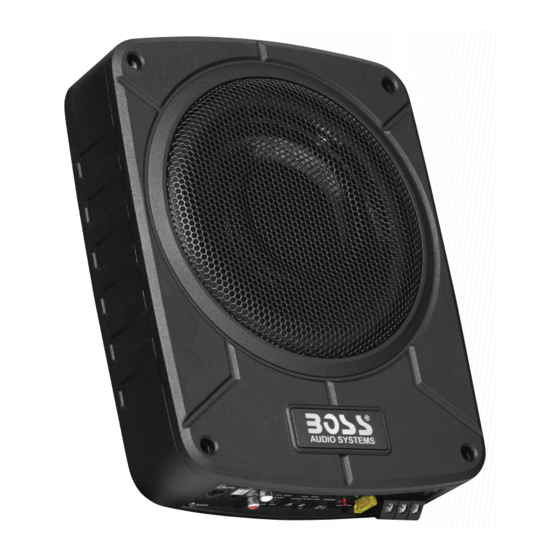 Boss Audio Systems BAB8 Manuals