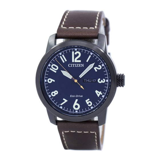 Citizen Eco-Drive BM Series Instruction Manual