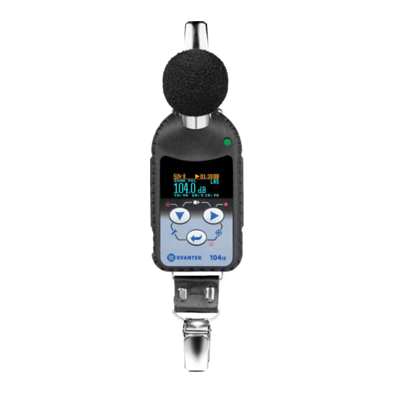 Svantek SV 104BIS User Manual