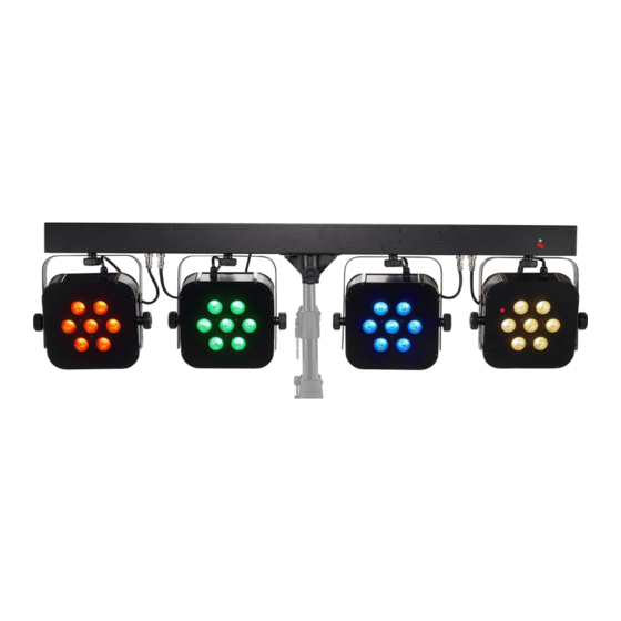 Stairville Stage Quad LED Bundle RGB WW User Manual