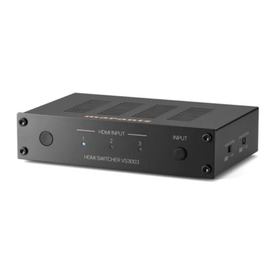 Marantz VS3003 Owner's Manual