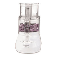 Cuisinart DLC-2007NC - Food Processor - 7 Cup Instruction And Recipe Booklet