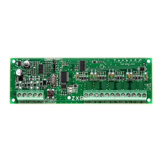Paradox ZX8 Product Information