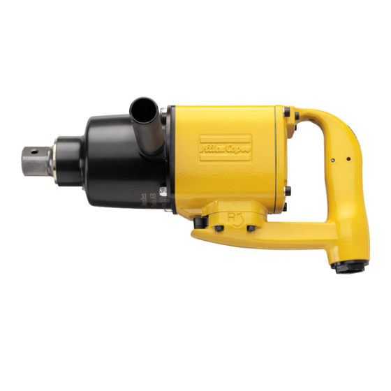 User Manuals: Atlas Copco LMS68 GOR25 Impact Wrench