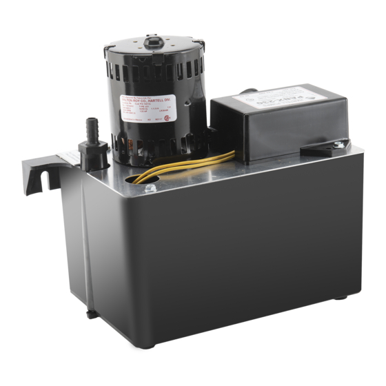 Hartell Pumps PABX Installation Operation & Maintenance