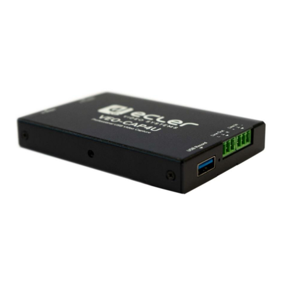 Ecler VEO-CAP4U User Manual