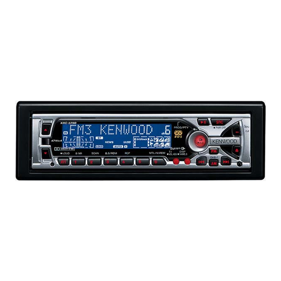 Kenwood KRC-579R Manuals