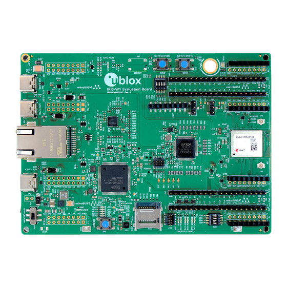 Ublox EVK-IRIS-W10 User Manual