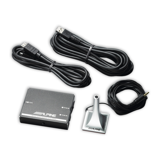 Alpine KTX-100EQ - IMPRINT Sound Tuning Owner's Manual