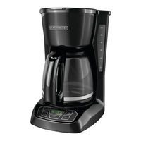 Black+Decker 12-CUP PROGRAMMABLE COFFEEMAKER Use And Care Book