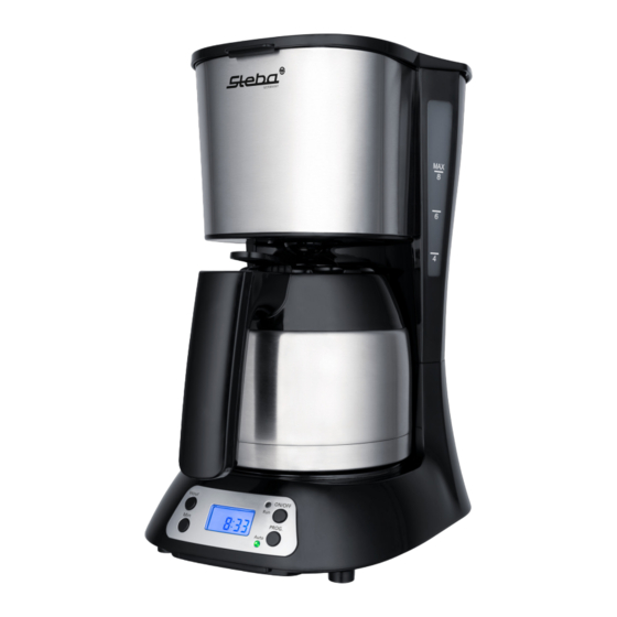 Steba KM F3 THERMO Instructions For Use Manual