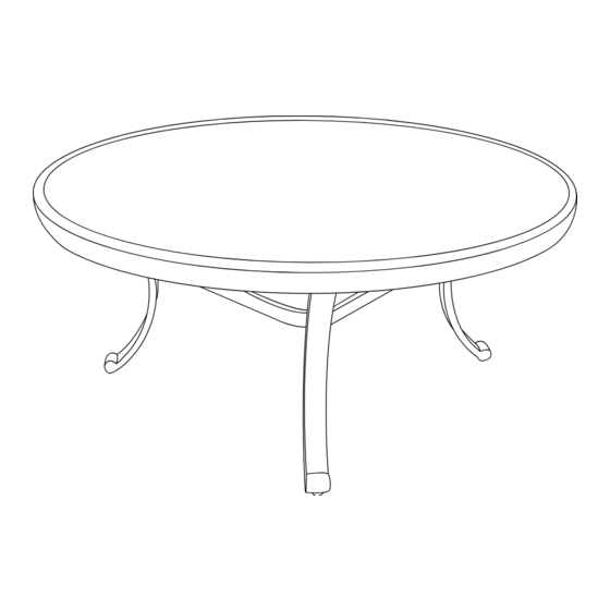 Pacific Casual Griffith Park 14H0405CS-B1 Assembly Instructions