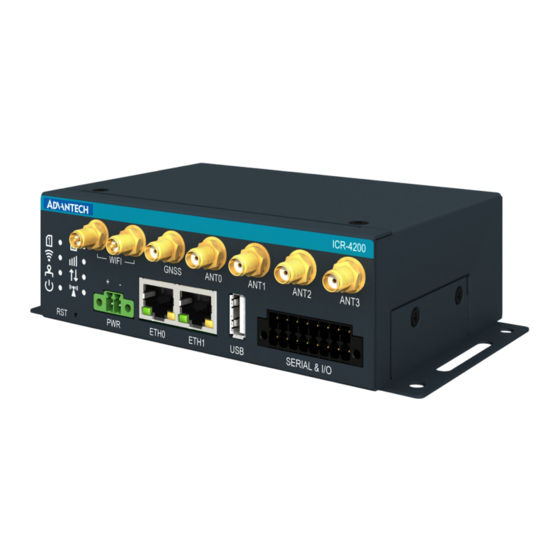 Advantech ICR-4271 Hardware Manual
