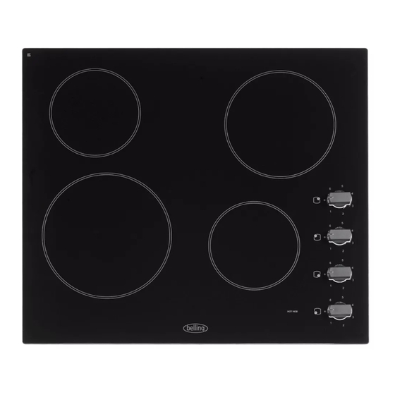 Belling Hob Rotary UK Users Manual & Installation Handbook