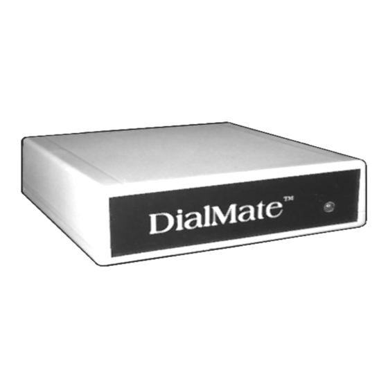 DialMate CM 1002 User Manual