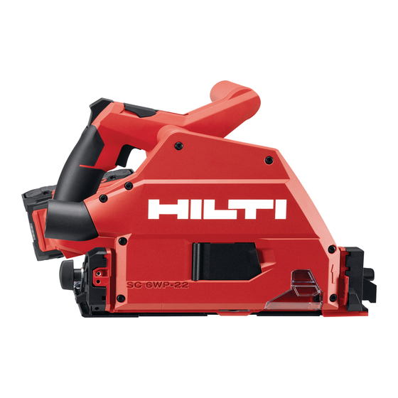 Hilti NURON SC 6WP-22 Operating Instructions Manual